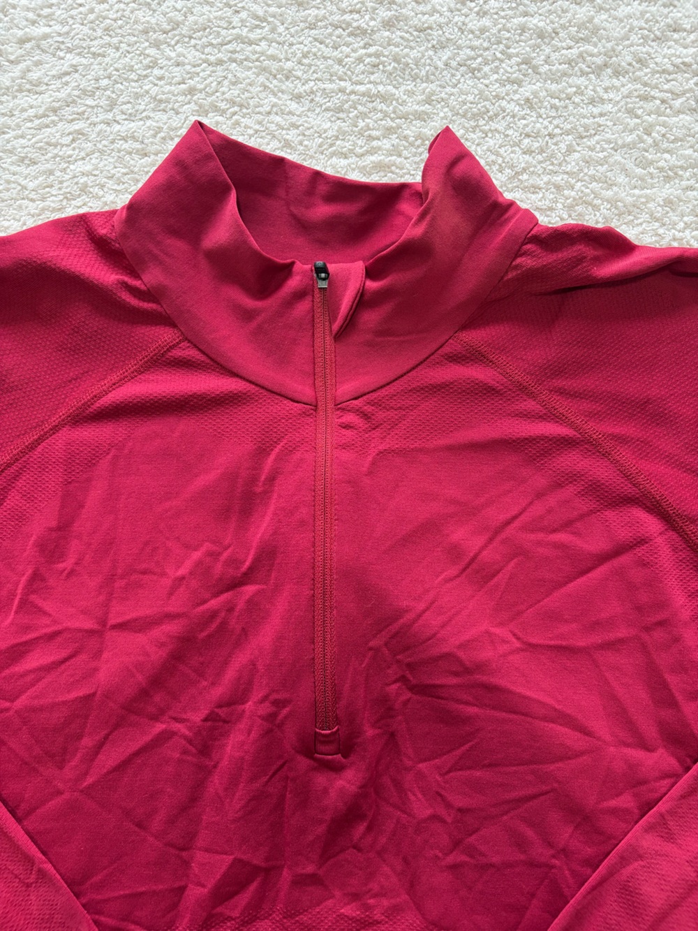 Athleta Raspberry Half-Zip